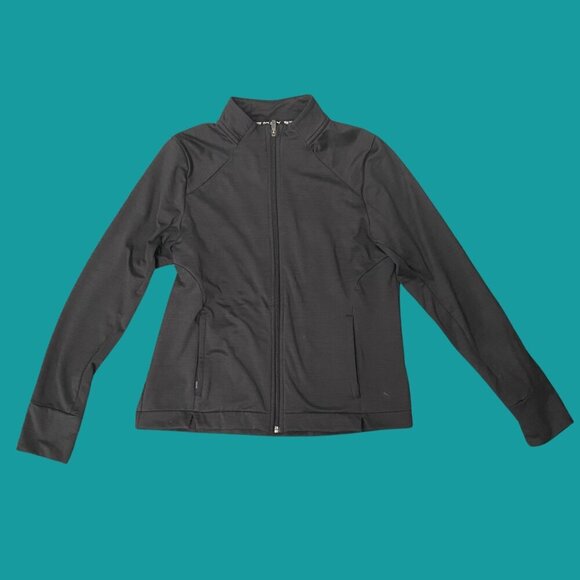 Puma Black Zip-Up Performance Jacket – Size M | Stretch & Lightweight - Picture 2 of 10